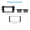 auto Stereo Dash Trim Installation Panel Kit Car Stereo Fascia for Nissan Navara NISSAN NP300 refitting Double Din Frame