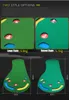 Golf indoor Putting Mini Green Home Practice Putting Trainer portatile Kit per esercizi per ufficio Tappetino per colpire Golf Training Aid7393607