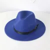 Ins New 7 Kolory Kapelusze Moda Matka I ME Eleganckie Solid Dorośli Fedora Hat Band Płaski Brim Kapelusze Kids Kids Panama Caps