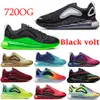 720 Chine nouvelle Espace Hommes chaussures Designer Soyez Mesh Ture Triple Noir Sunrise Sunset Neon Mèches Hot Lava Rose Sea Runner Femmes Sneakers