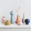 MORANDI VASES Керамическая Цветочная Ваза Корзина Настольные Растения Дома Украшения Бонсай Декор Цветочный Расположение Контейнер Домашний Декор AA LJ201208