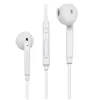 S6 S7 Kopfhörer Ohrhörer J5 Kopfhörer Ohrhörer iPhone 6 6s Headset für Jack In Ear verkabelt mit Mikrofon Lautstärkeregler 3,5 mm weiß mit RetailBox