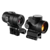 Trijicon MRO レッドドットサイト 3X コンボ AR 戦術光学スコープ、低および超高 QD マウント付き 20 ミリメートル Trijicon 狩猟に適合