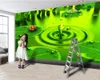 Papier peint 3d pour chambre à coucher, papier peint vert résistant à la moisissure, beaux nénuphars, paysage romantique, papier peint Mural 3d
