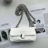 Basic solid color women's chain shoulder bag diamond Plaid Pu fabric face handbag soft messenger bag