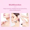 Neck Beauty Devices Face Lifting 3 Colors LED Pon Therapy Skin Tighten Massager Reduce Double Chin Anti Wrinkle Care 220216