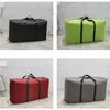 Unisex Large Capacity Folding Duffle Travel Clothes Storage s Zipper Ox Weekend Thin Portable Moving Lage Bag 220630