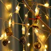 LED Photo Clip String Light Saint Valentin Décoration Étanche Cordes Lumières De Noël Fête D'anniversaire En Plein Air Suspendu Décor BH5633 TYJ