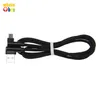 50 pz/lotto Gomito da 90 Gradi USB Tipo C Cavo Dati Micro Usb di Ricarica per Cavi per Cellulari Samsung S6