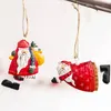 Christmas Decorations Santa Claus Hanging Metal Iron Angel Decoration Party Beautiful Decorative Cute1