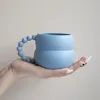 Tazza in ceramica creativa Tazza da caffè carina Decorazioni per la casa nordica Arte fatta a mano Tè al latte Bicchieri Regali personalizzati per coppie 220311