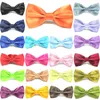 Men's Fashion Tuxedo Classic Solid Color Butterfly Wedding Party Groom Ties Bow Ties Men Vintage party pre-tie Bow tie