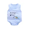 Pajacyki 2022 Cute Unisex Summer Bornet Baby Boy Ubrania Niemowlę Kombinezon Bawełna Dziewczyna Odzież Cartoon Body