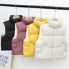 3-11 ans hiver épais enfants filles garçons gilets manteau sans manches gilet mode enfants filles vêtements gilets décontractés pour garçon LJ201130