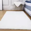 Imitation Rabbit Fur Carpet Comfortable Soft Plush Rug Modern Simple Bedroom For Living Room Balcony Cushion Solid Color Sofa Mat