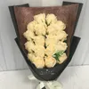 Künstliche Blumen für immer Seifenrose, kleiner Blumenstrauß, Weihnachten, Valentinstag, Geschenk für Freundin, Heimdekoration