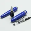 JINHAO 159 school office supplies pen Luxury blue & silver 18k nibB fountain high quality writing Y200709