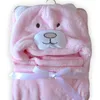 Modellazione animale Coperte avvolte Coperte di peluche neonato Primavera Estate Bambino Abbraccio Coperta per bambini Mantello Coperta Cappello Telo da bagno LJ201014