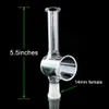 New Glass Nectar Collector kit with 14mm male female Quartz Tips Keck Clip Silicone Container Reclaimer for Smoking Water Pipe