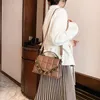 Shoulder Bags Metal Lock Handbag For Women Fashion Rhombus Bag Luxury Small Square High Quality Leather Brand Crossbody Purse
