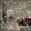 Gordijn Venster Behandelingen Thuis Textiel Tuin Fashion Crystal Glass Bead Indoor Decoratie Luxe Wedding Backdrop Supplies 220210 Drop D