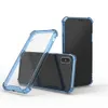 سعة 1.5 ملم حالة الغطاء الخلفي الأكريليك الشفافة لـ iPhone 12 11 Pro XS Max XR 7 Plus for Samsung S8 Note 9 J7 Prime Clear Gel TPU Case