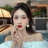 Love Fashion Channel Women Designer Lady Rose Flower Crystal Rhinestone Pierced Ear Stud Earrings 925 Sterling Silver216C