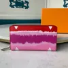 Designer-portemonnee met ritssluiting, lange portemonnees voor dames, pastel portemonnee, roze, blauw en rood, 3 kleuren231p