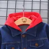 Jongens kleding sets voor meisje baby pak hoge kwaliteit cartoon lente herfst jas + t-shirt + broek set kinderkleding set LJ201221