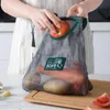 Kök ingefära vitlök lök hand bär frukt vegetabilisk lagring hängande väska hängande ihålig andningsbar cocina accesorio ny försäljning
