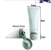 100ml Golden sliver Edge White Soft Hose Tubes Hand Facial Cream Empty Squeeze Tube Shampoo Lotion Refillable Containers1321l