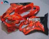 Röda svarta mässor för Honda CBR600 F4I 2004 2005 2006 2007 CBR 600 CBRF4I 600F4I CBR600F4I Motorcykel ABS Fairing Kit (formsprutning)