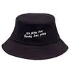 1PC femmes hommes lettre impression Hip Hop seau chapeaux casquette de pêche chapeau de soleil G220311