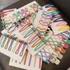 7Pcs/pack Simple Candy Color Geometric Hairpins Women Barrette Hairgrips Girls Hair Clips Headdress Barrettes Bobby Pin Hair