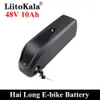 Liitokala 48v 10ah Hailong Electric Bike Lithium Batteri för BAFANG USB Port High Power