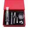 DHL !!! Kit Mini Micro NC de Beracky 10mm avec embout de titane / pointe à quartz pour l'eau de verre BONGS DAB Huile Plateaux Tuyaux