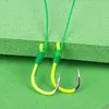 5 st / set DoubleLine Rostfritt stål Barbed Carp Hooks Bait Matare Vårfisk Hook Tools Tillbehör Fiske