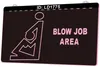 LD1775 Blow Job Area 3D-gravyr LED-ljusskylt Partihandel Detaljhandel