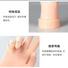 22*7CM Art 2Pcs Nail Practice Soft Plastic Jewelry Model Hand Flexible Plastic Flectional Mannequin Training Tool for Acrylic/Gel D351