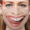 Yüz Komik Baskı Ağız Maskeleri Toz Geçirmez Kullanımlık Katlanabilir Moda Erkekler Kadınlar Yüz Maskesi Kişilik Yeni Varış Popüler 4mg J2