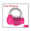 august door lock 4 Dial Digit Letter Combination Travel Security Code Lock Di qylsDJ packing20103136