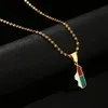Madagascar Africa Malagasy Flag Map Pendant Necklaces For Women Jewelry
