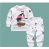 vestiti per bambini nati in cotone a maniche lunghe abbigliamento infantile TopPant Cartoon Baby Boys Girls Abbigliamento Unisex Drop LJ201223