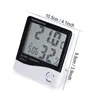 Humidimètre Thermomètre Avec Horloge Alarme Numérique Température Hygromètre Horloge Électronique Intérieure Température Ménage Durable BH4394 TQQ