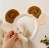 Cartone animato peluche artiglio fascia capelli di agnello fascia di agnello regalo di Natale accessori per capelli moda GD854