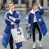 2020 New Style Bright Surface Down Jacket femmes mi-longueur d'hiver de style coréen Nouveau style lâche et Plussized long manteau chaud T200115