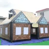 Giant Inflatable irish bar Pub tent log cabin Concession Stands, oxford VIP lounge House party station For UK/USA/AU/CA/FR