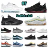Nike air max 97 airmax 97 airmax 97s air max97 max97s 97 97s Running Shoes Koşu Ayakkabıları Erkek Kadın Sean Wotherspoon UNDFTD Üçlü Siyah Beyaz Gümüş Bullet South Beach Dünya