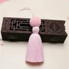 sp string hair ball tassel keychain diy multicolor optional clothing accessories handmade hanging ears