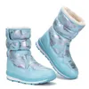 Stivali Inverno Scarpe per bambini Ragazze Ragazzi Neve Calda Bambini all'aperto Caviglia Impermeabile Antiscivolo Peluche Infantile 221007